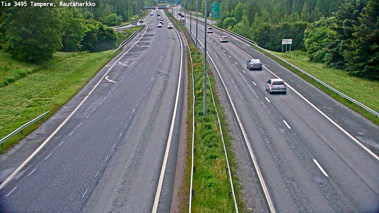 Weather Camera Image Road 3495 Tampere, Rautaharkko, Tampere, Pirkanmaa