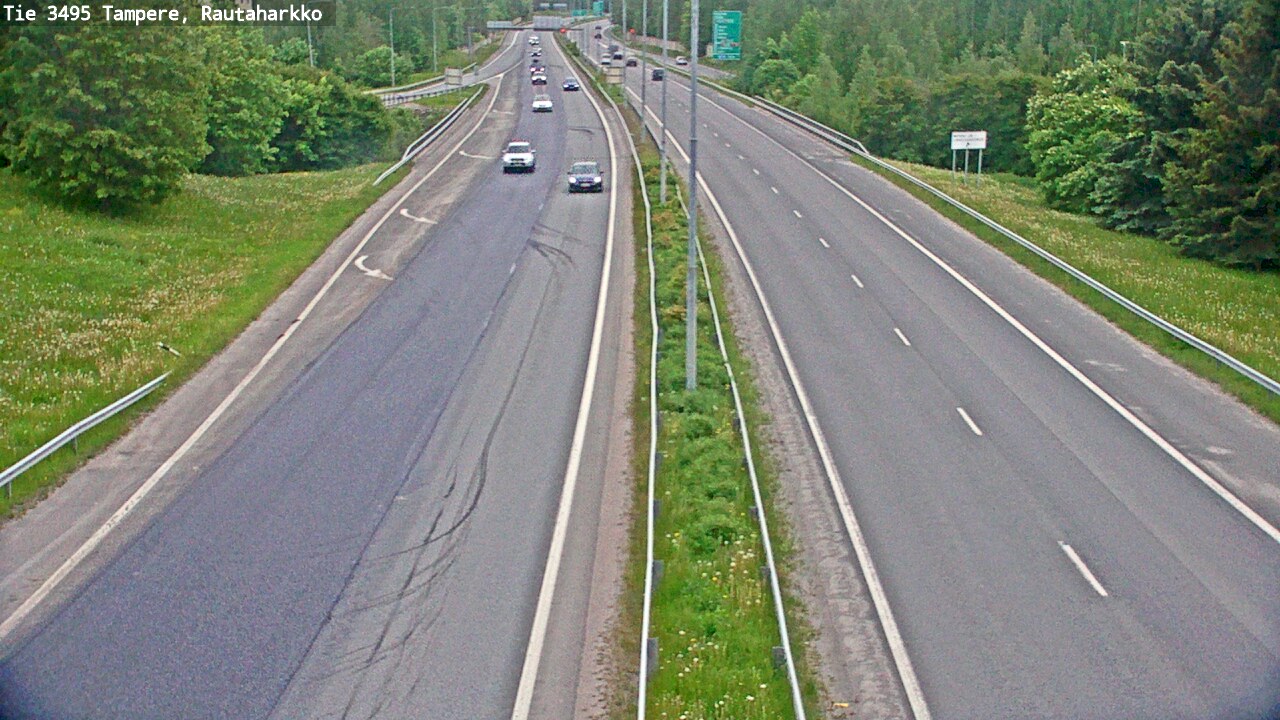Weather Camera Image Road 3495 Tampere, Rautaharkko, Tampere, Pirkanmaa