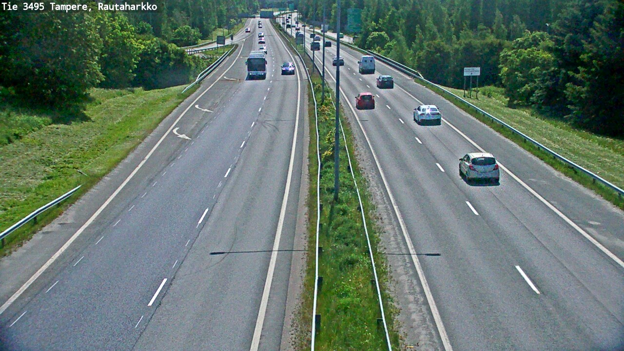 Weather Camera Image Road 3495 Tampere, Rautaharkko, Tampere, Pirkanmaa