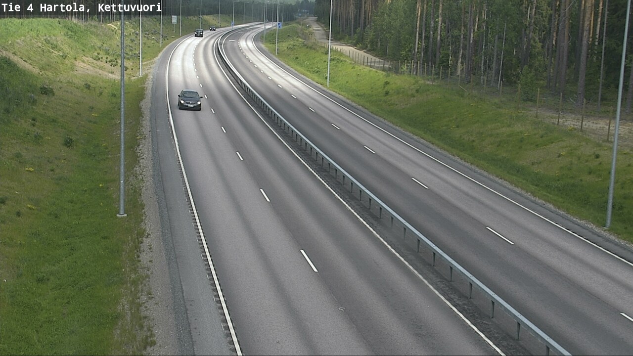 Weather Camera Image Road 4 Hartola, Kettuvuori, Hartola, Päijät-Häme
