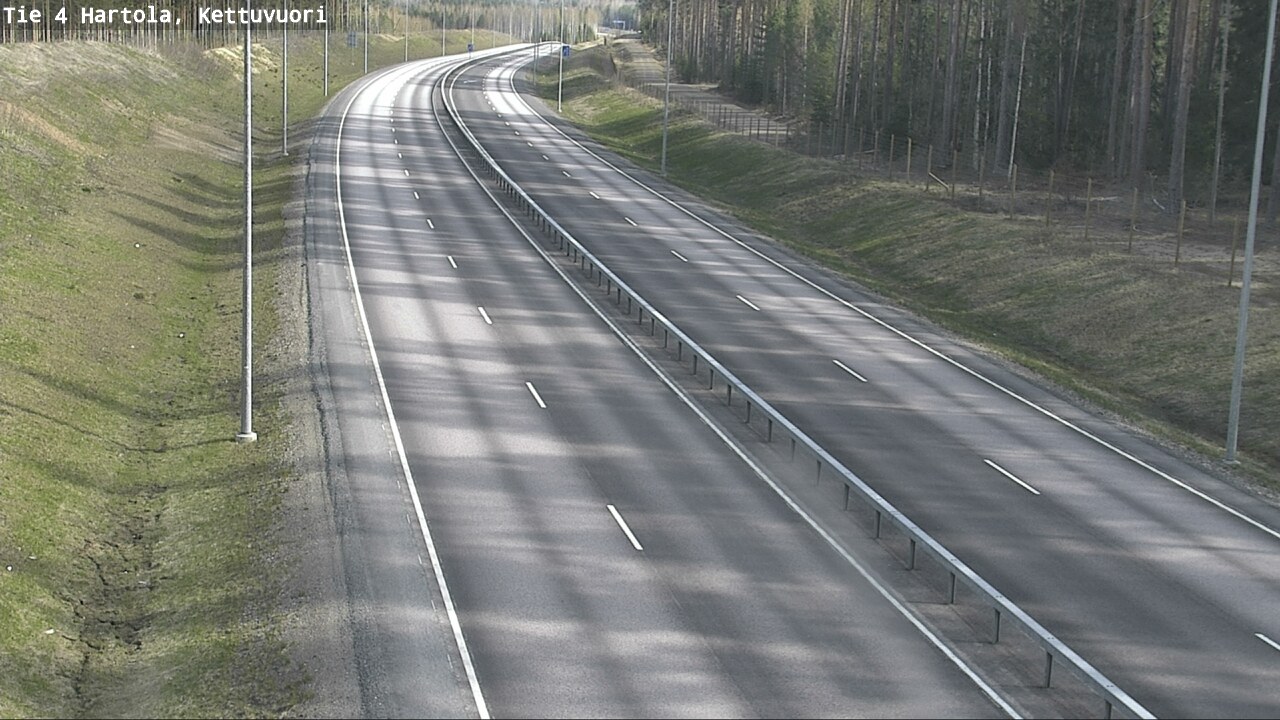 Weather Camera Image Väg 4 Hartola, Kettuvuori, Hartola, Päijät-Häme