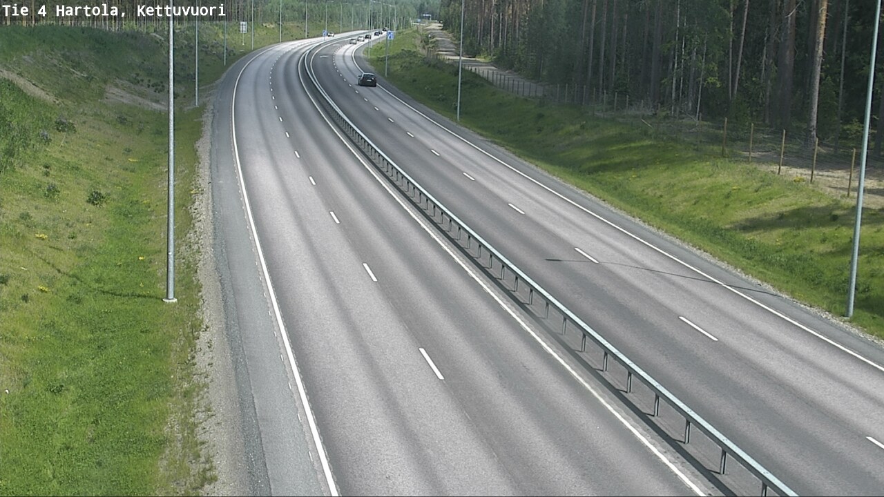 Weather Camera Image Road 4 Hartola, Kettuvuori, Hartola, Päijät-Häme