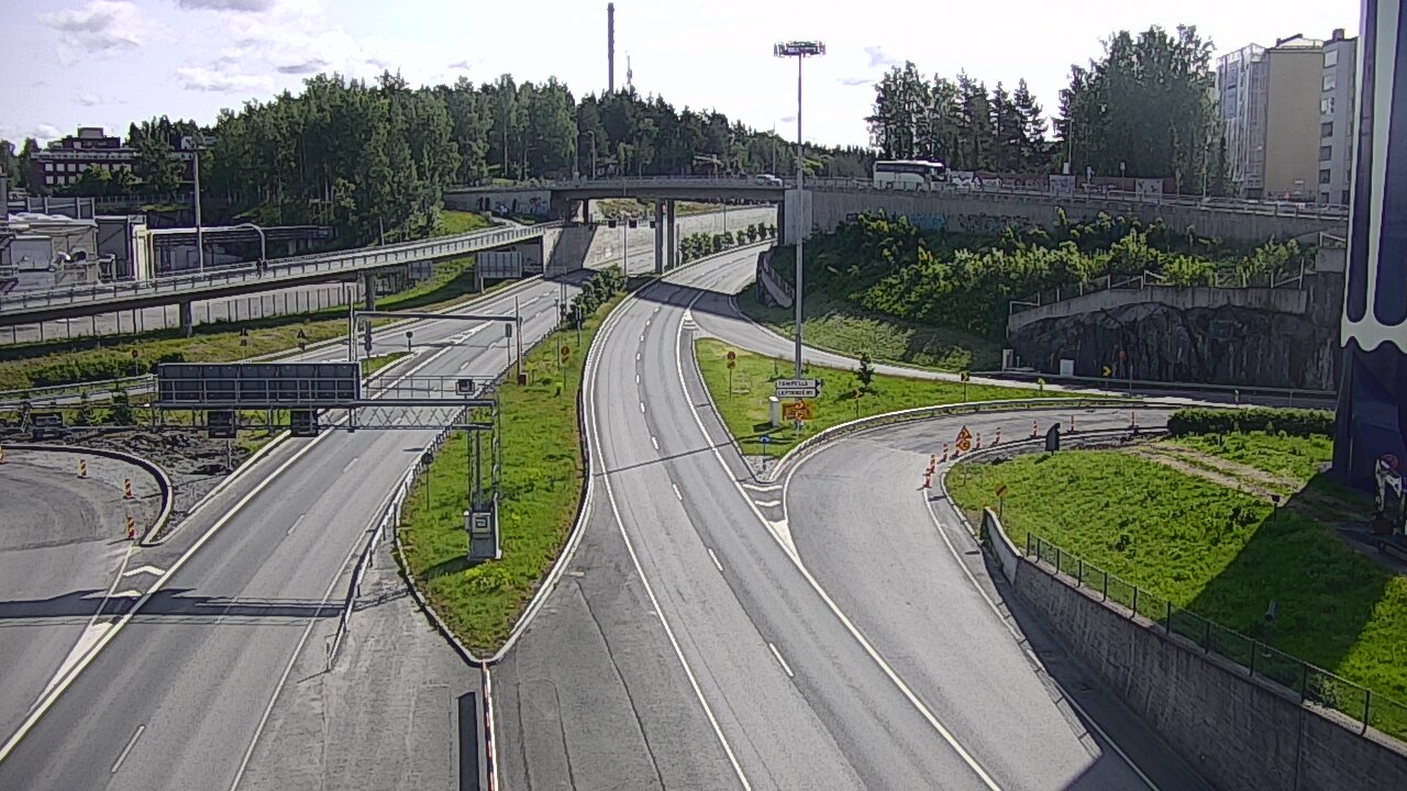 Weather Camera Image Road 12 Tampere, Rantatunneli Armonkallio, Tampere, Pirkanmaa