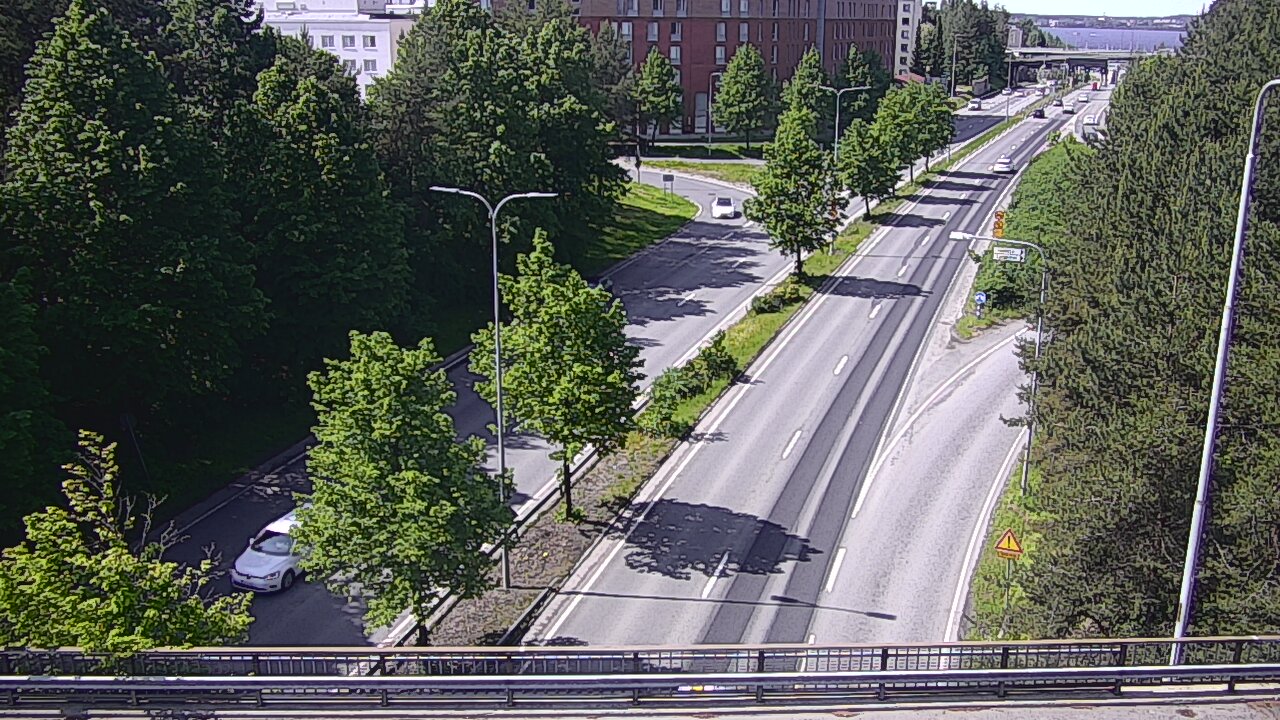 Weather Camera Image Väg 12 Tammerfors, Kalevan puistotie, Tampere, Pirkanmaa
