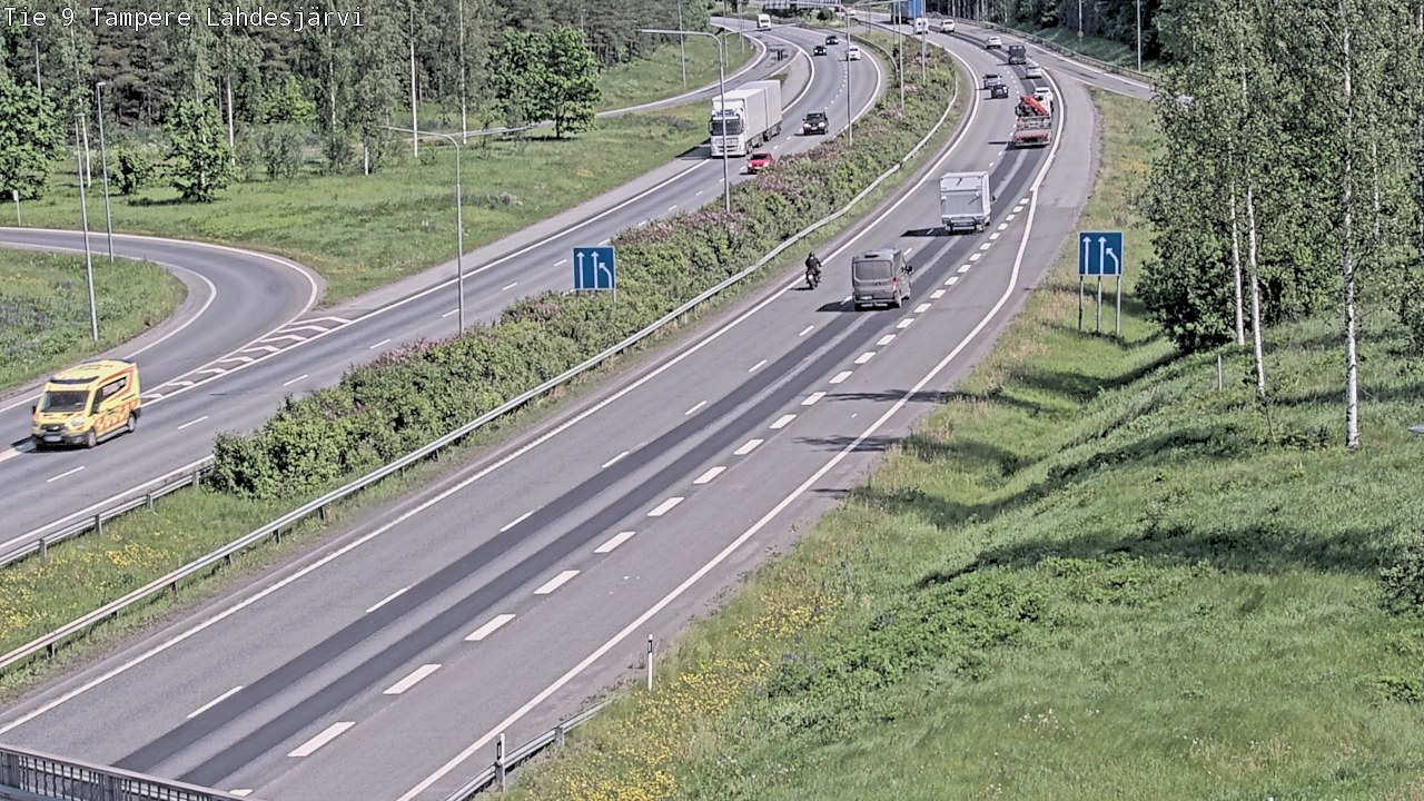 Weather Camera Image Väg 9 Tammerfors, Lahdesjärvi, Tampere, Pirkanmaa