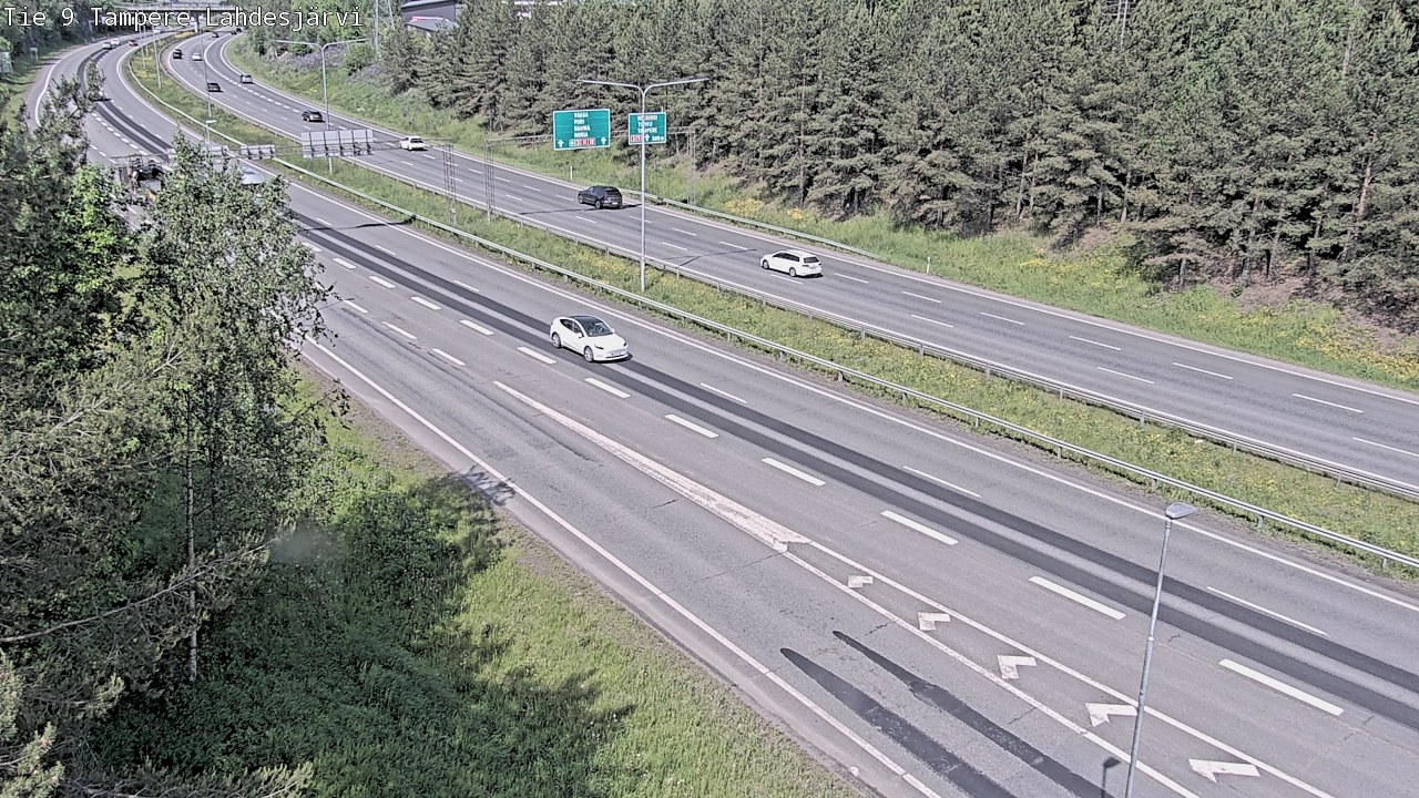 Weather Camera Image Väg 9 Tammerfors, Lahdesjärvi, Tampere, Pirkanmaa