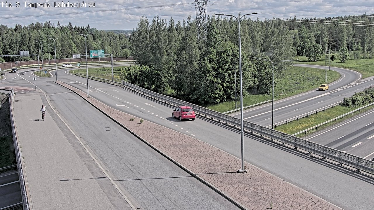 Weather Camera Image Väg 9 Tammerfors, Lahdesjärvi, Tampere, Pirkanmaa