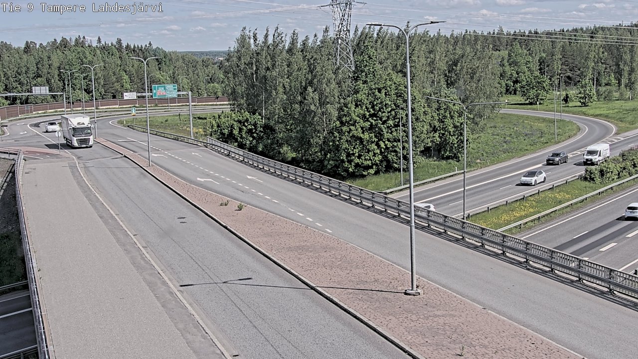 Weather Camera Image Road 9 Tampere, Lahdesjärvi, Tampere, Pirkanmaa