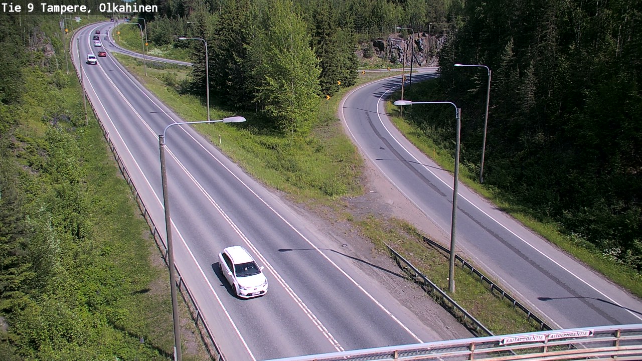 Weather Camera Image Väg 9 Tammerfors, Olkahinen, Tampere, Pirkanmaa