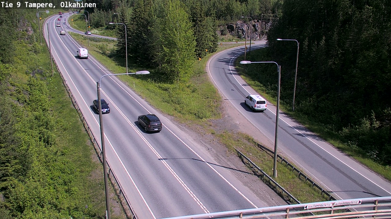 Weather Camera Image Road 9 Tampere, Olkahinen, Tampere, Pirkanmaa