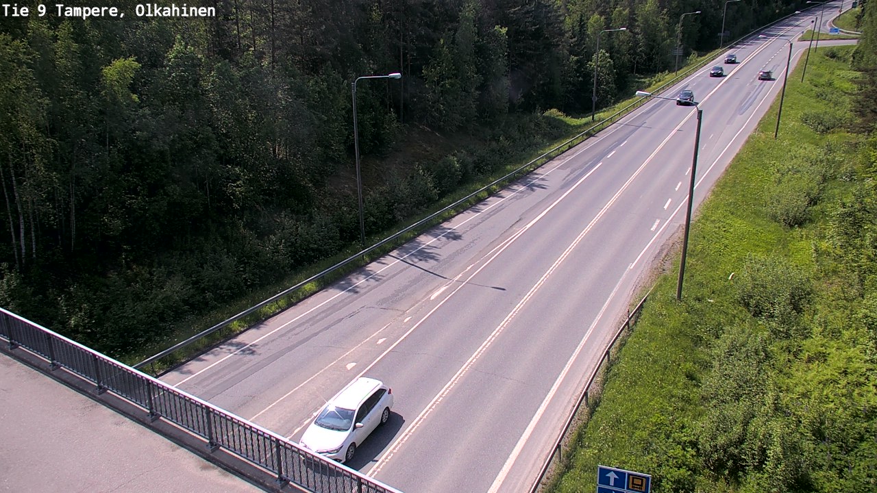 Weather Camera Image Road 9 Tampere, Olkahinen, Tampere, Pirkanmaa