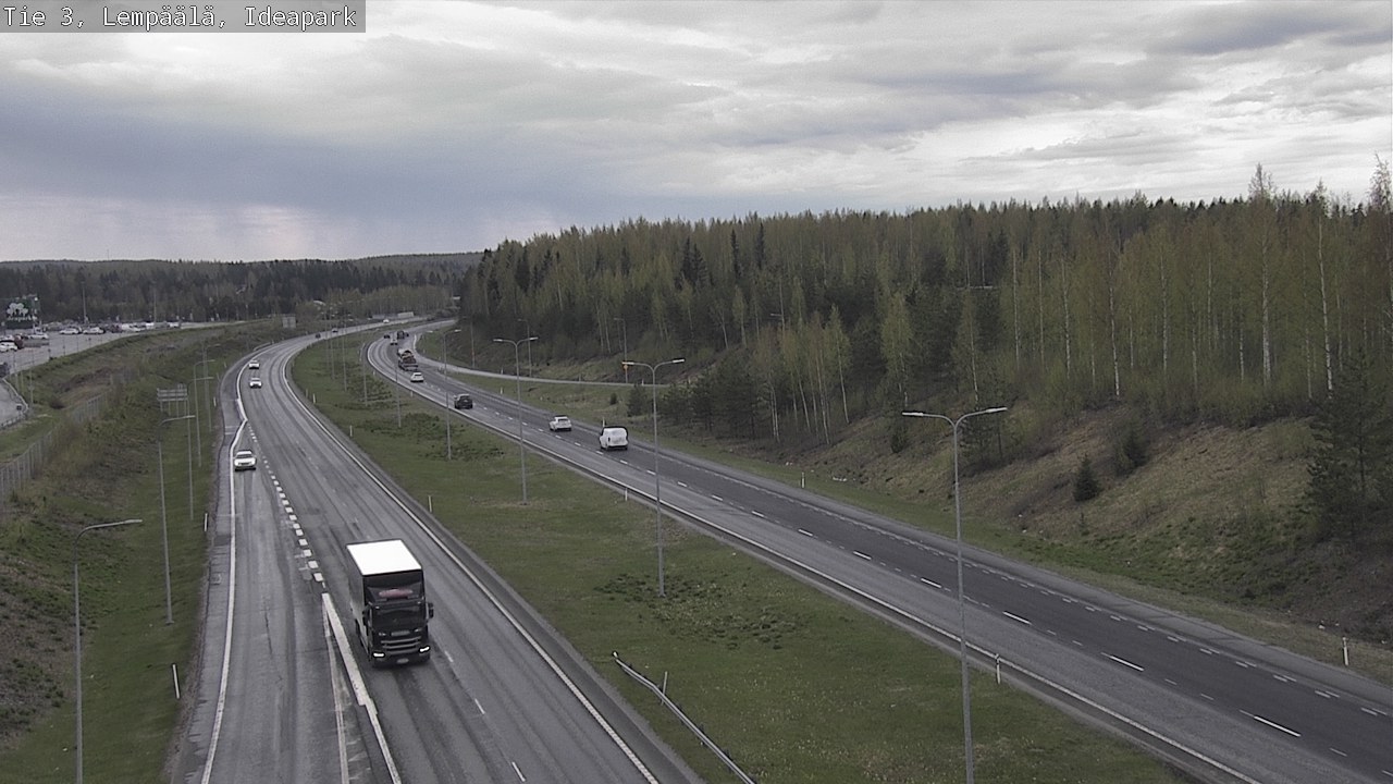 Weather Camera Image Road 3 Lempäälä, Ideapark, Lempäälä, Pirkanmaa