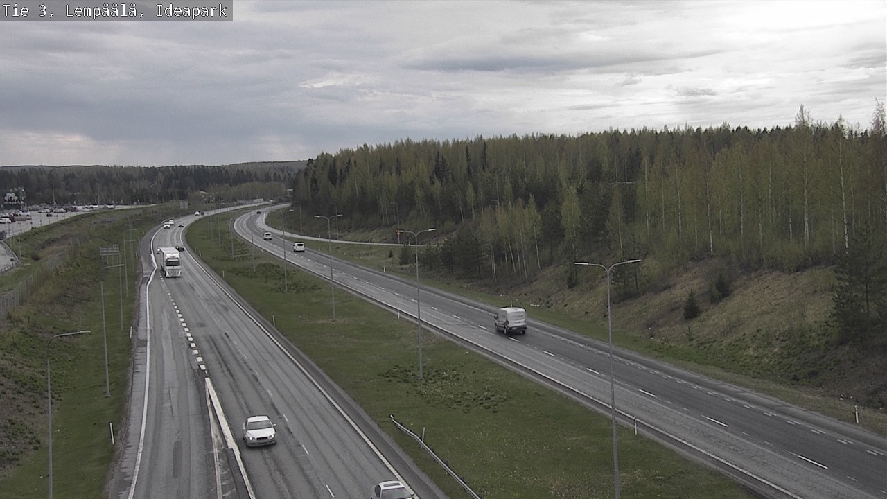 Weather Camera Image Road 3 Lempäälä, Ideapark, Lempäälä, Pirkanmaa