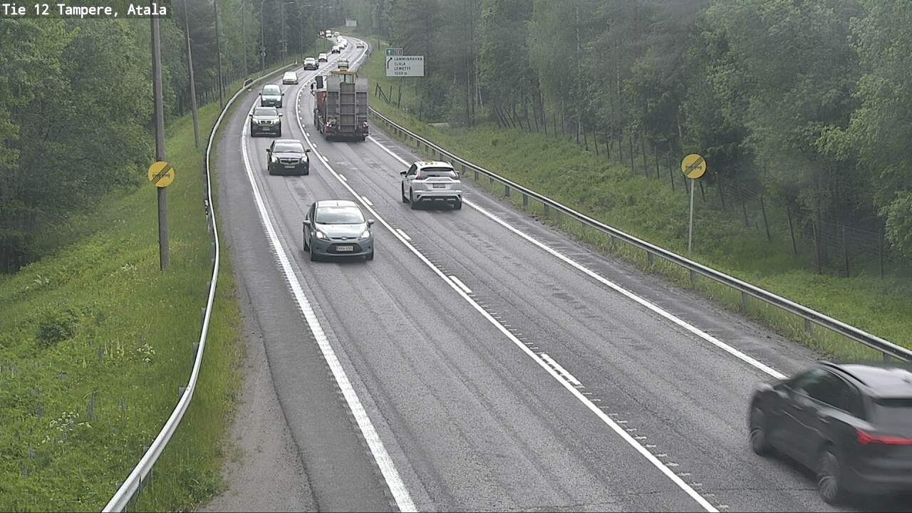 Weather Camera Image Väg 12 Tammerfors, Atala, Tampere, Pirkanmaa