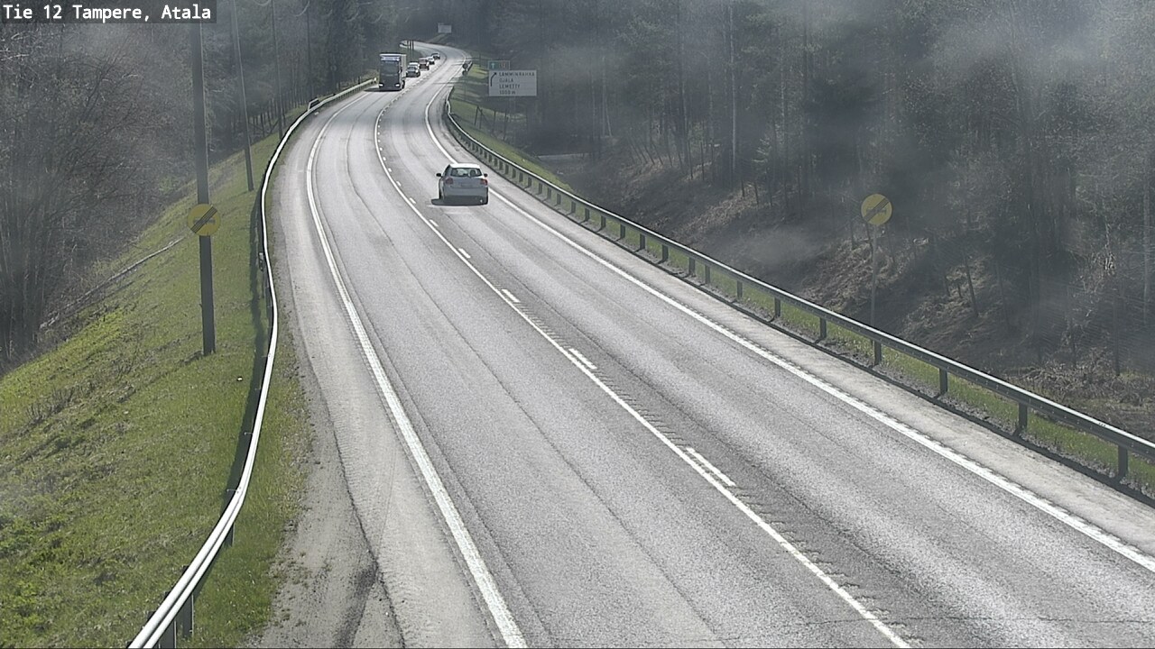 Weather Camera Image Väg 12 Tammerfors, Atala, Tampere, Pirkanmaa