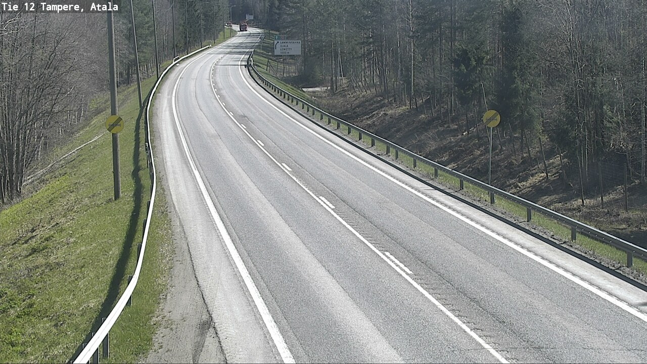 Weather Camera Image Road 12 Tampere, Atala, Tampere, Pirkanmaa