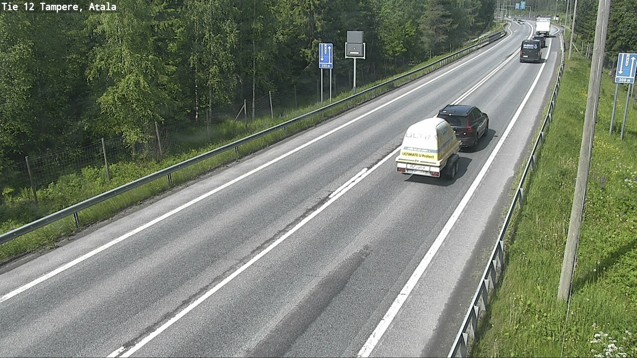 Weather Camera Image Väg 12 Tammerfors, Atala, Tampere, Pirkanmaa