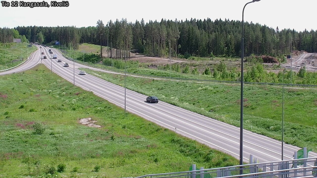 Weather Camera Image Väg 12 Kangasala, Kiveliö, Kangasala, Pirkanmaa