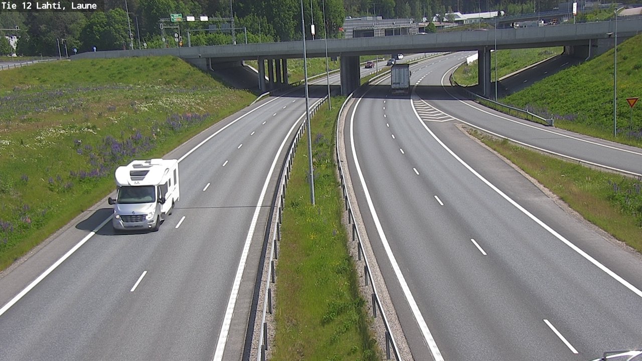 Weather Camera Image Road 12 Lahti, Laune, Lahti, Päijät-Häme
