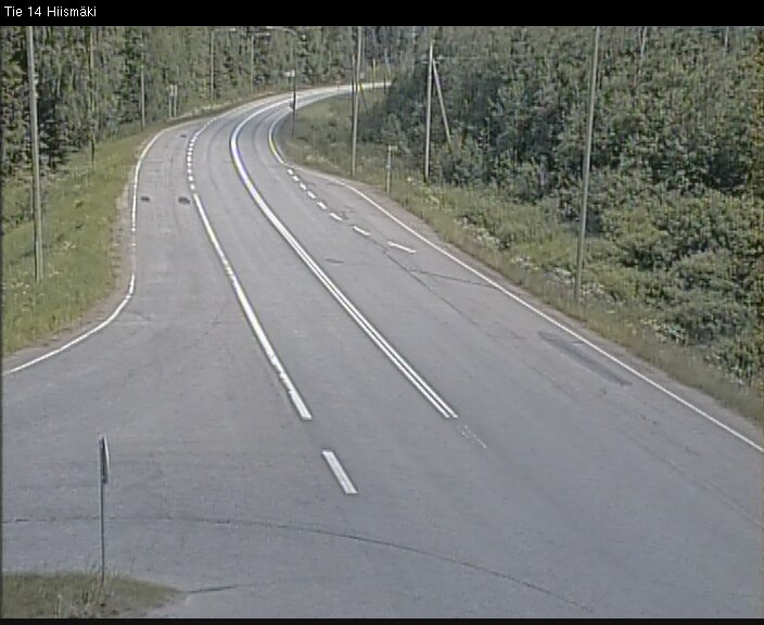 Weather Camera Image Väg 14 Rantasalmi, Hiismäki, Rantasalmi, Etelä-Savo