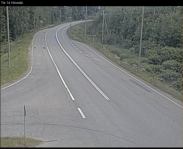 Weather Camera Image Väg 14 Rantasalmi, Hiismäki, Rantasalmi, Etelä-Savo