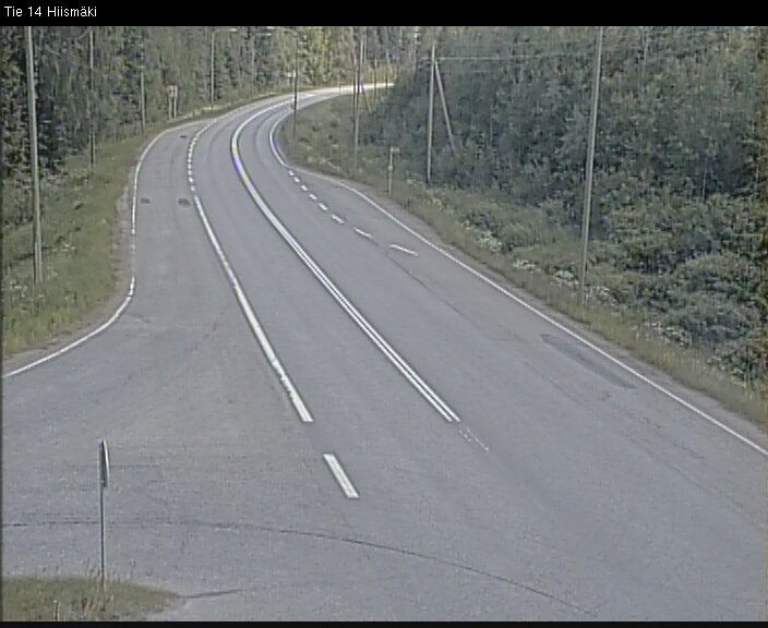 Weather Camera Image Road 14 Rantasalmi, Hiismäki, Rantasalmi, Etelä-Savo