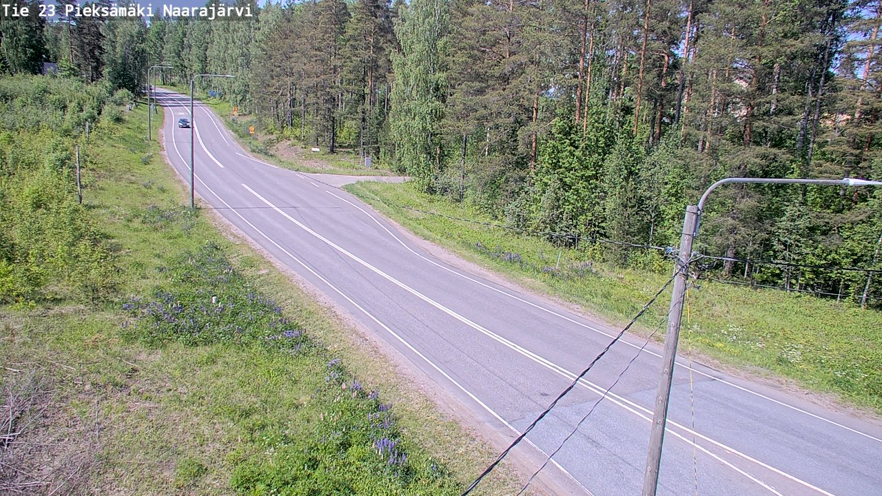 Weather Camera Image Road 23 Pieksämäki, Naarajärvi, Pieksämäki, Etelä-Savo