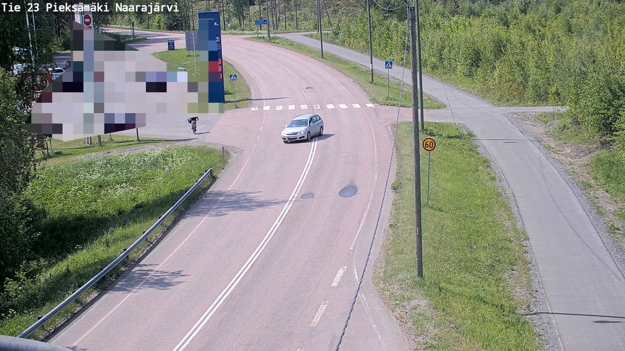 Weather Camera Image Road 23 Pieksämäki, Naarajärvi, Pieksämäki, Etelä-Savo