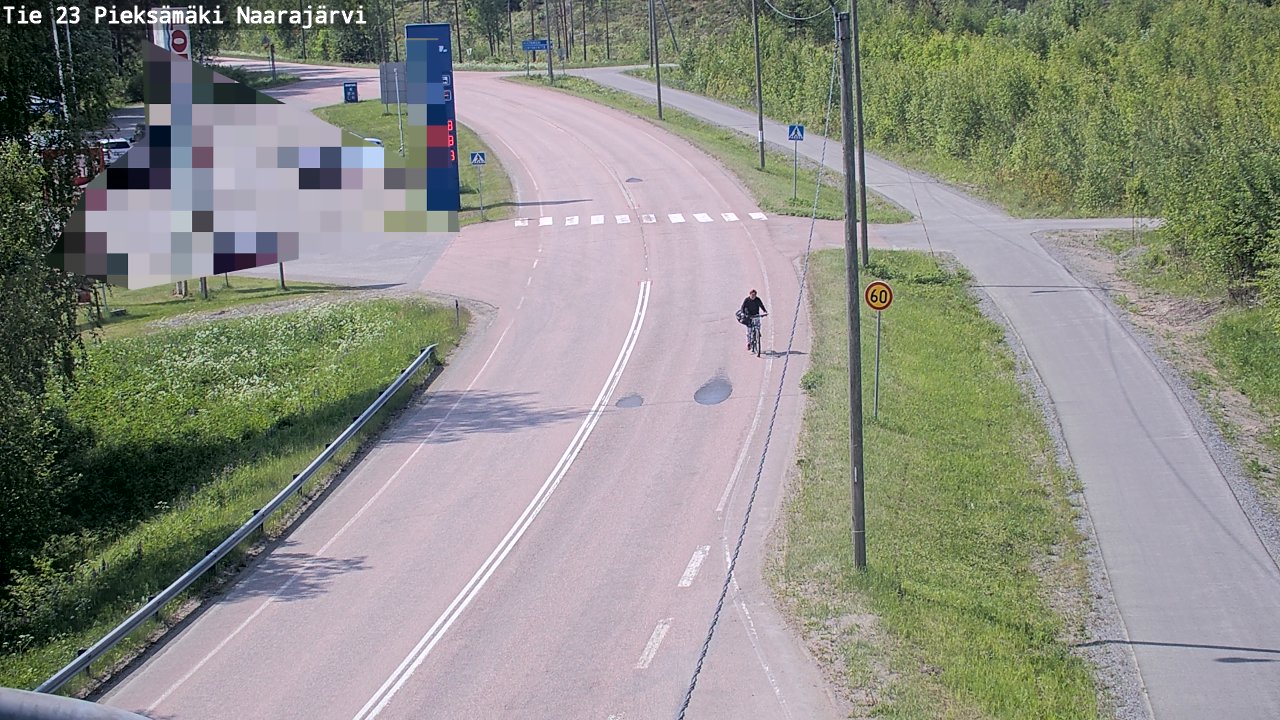 Weather Camera Image Road 23 Pieksämäki, Naarajärvi, Pieksämäki, Etelä-Savo