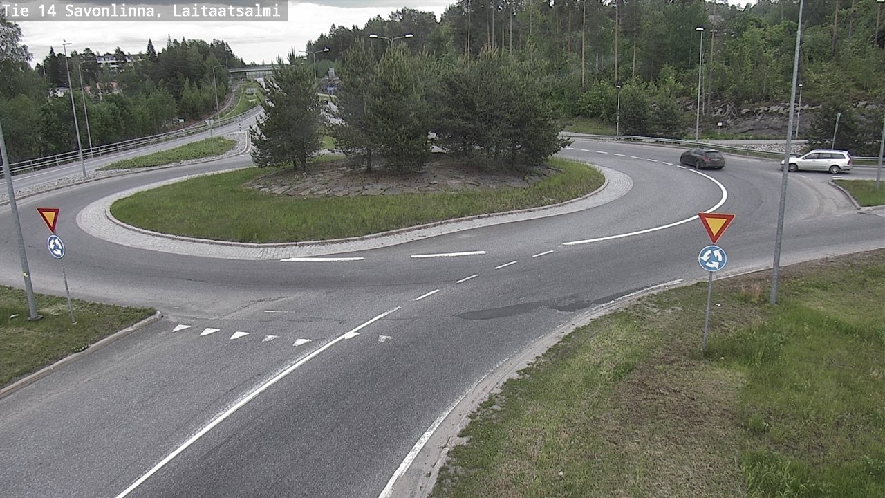 Weather Camera Image Road 14 Savonlinna, Laitaatsalmi, Savonlinna, Etelä-Savo