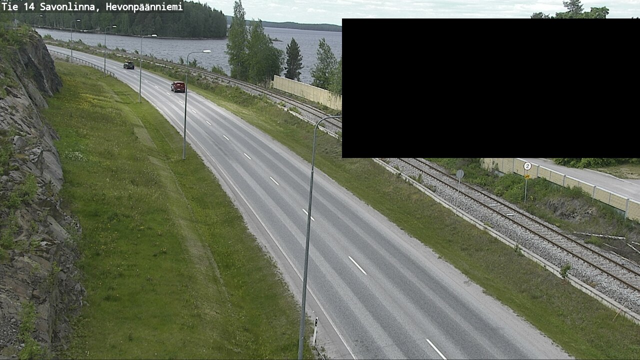 Weather Camera Image Road 14 Savonlinna, Hevonpäänniem, Savonlinna, Etelä-Savo