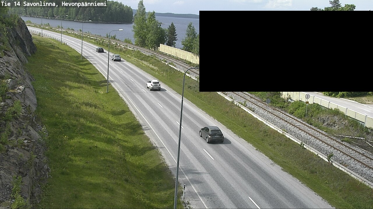 Weather Camera Image Väg 14 Nyslott, Hevonpäänniemi, Savonlinna, Etelä-Savo