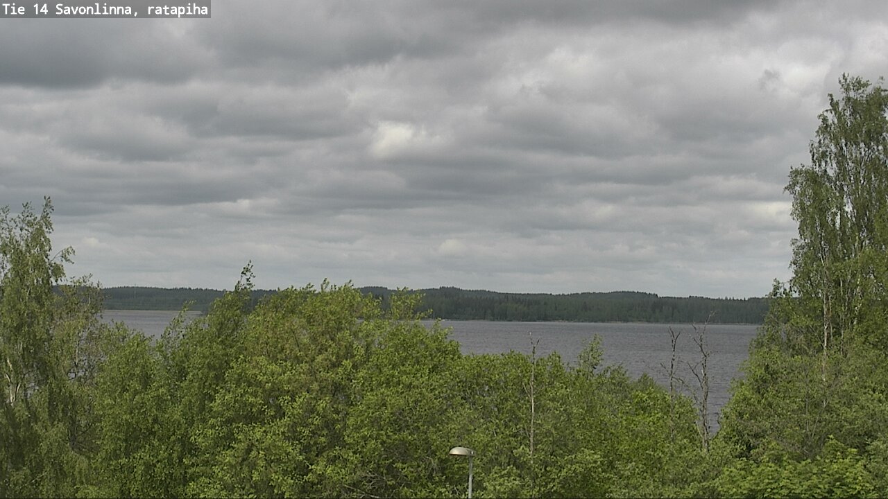 Weather Camera Image Väg 14 Nyslott, Ratapiha, Savonlinna, Etelä-Savo
