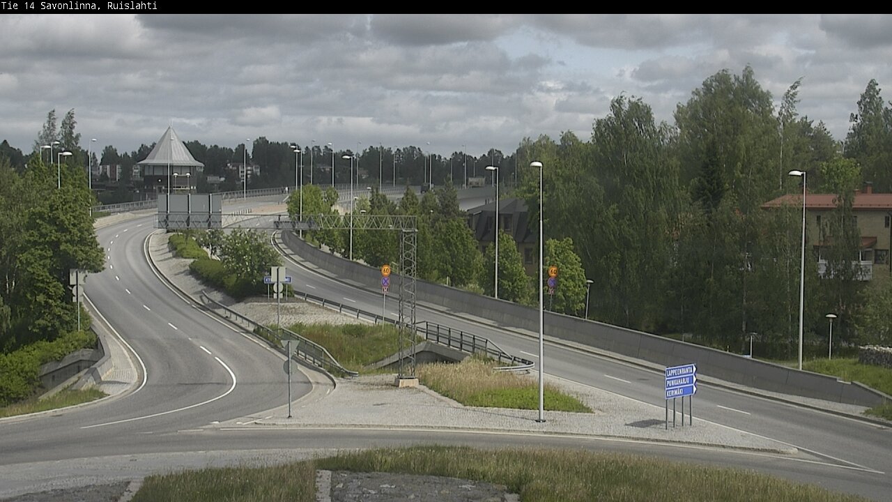 Weather Camera Image Road 14 Savonlinna, Ruislahti, Savonlinna, Etelä-Savo