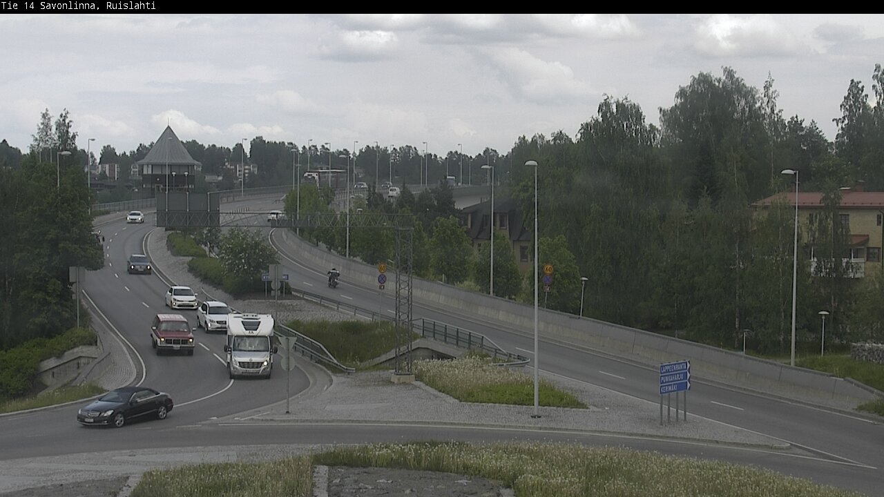 Weather Camera Image Road 14 Savonlinna, Ruislahti, Savonlinna, Etelä-Savo