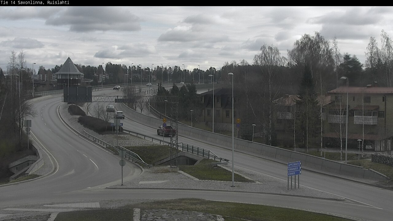 Weather Camera Image Road 14 Savonlinna, Ruislahti, Savonlinna, Etelä-Savo