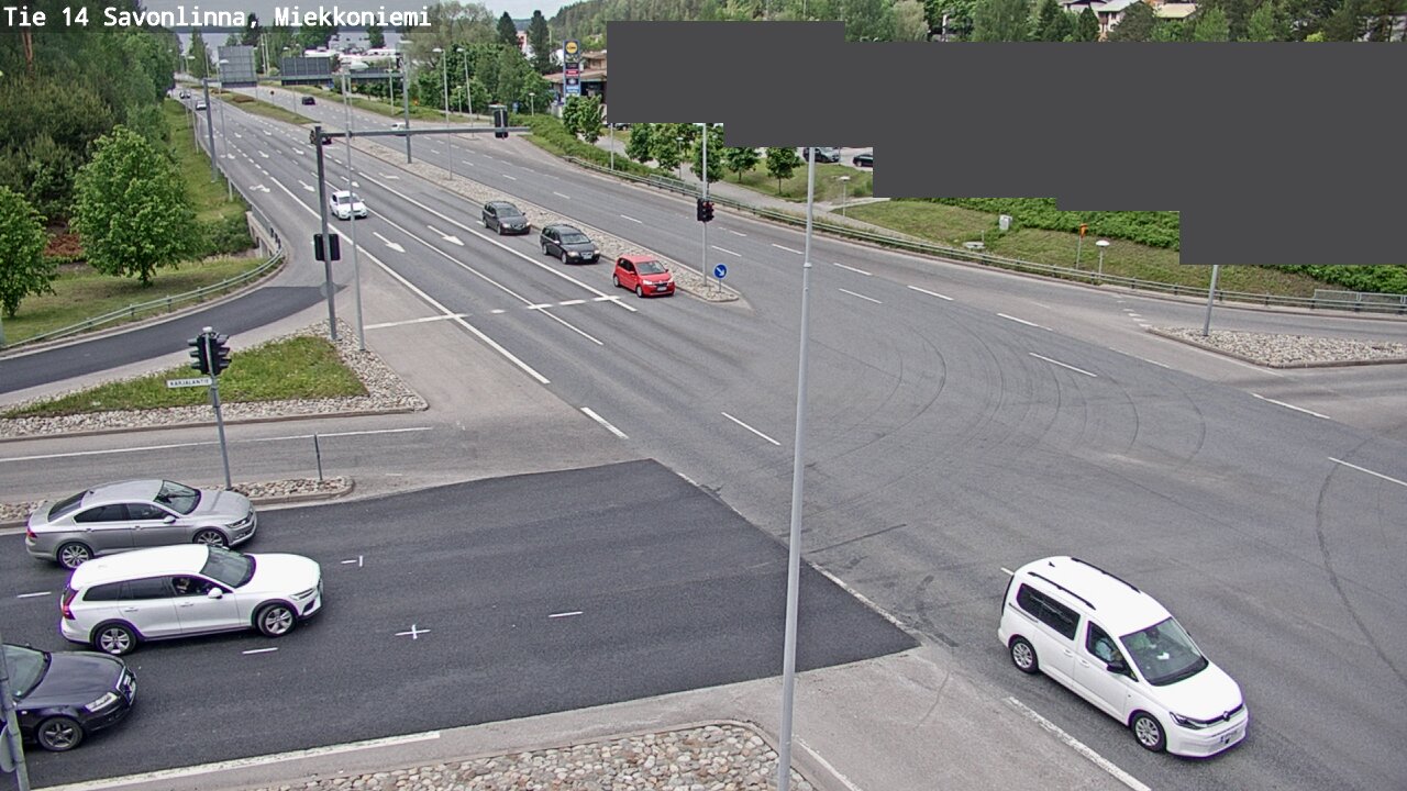 Weather Camera Image Road 14 Savonlinna, Miekkoniemi, Savonlinna, Etelä-Savo