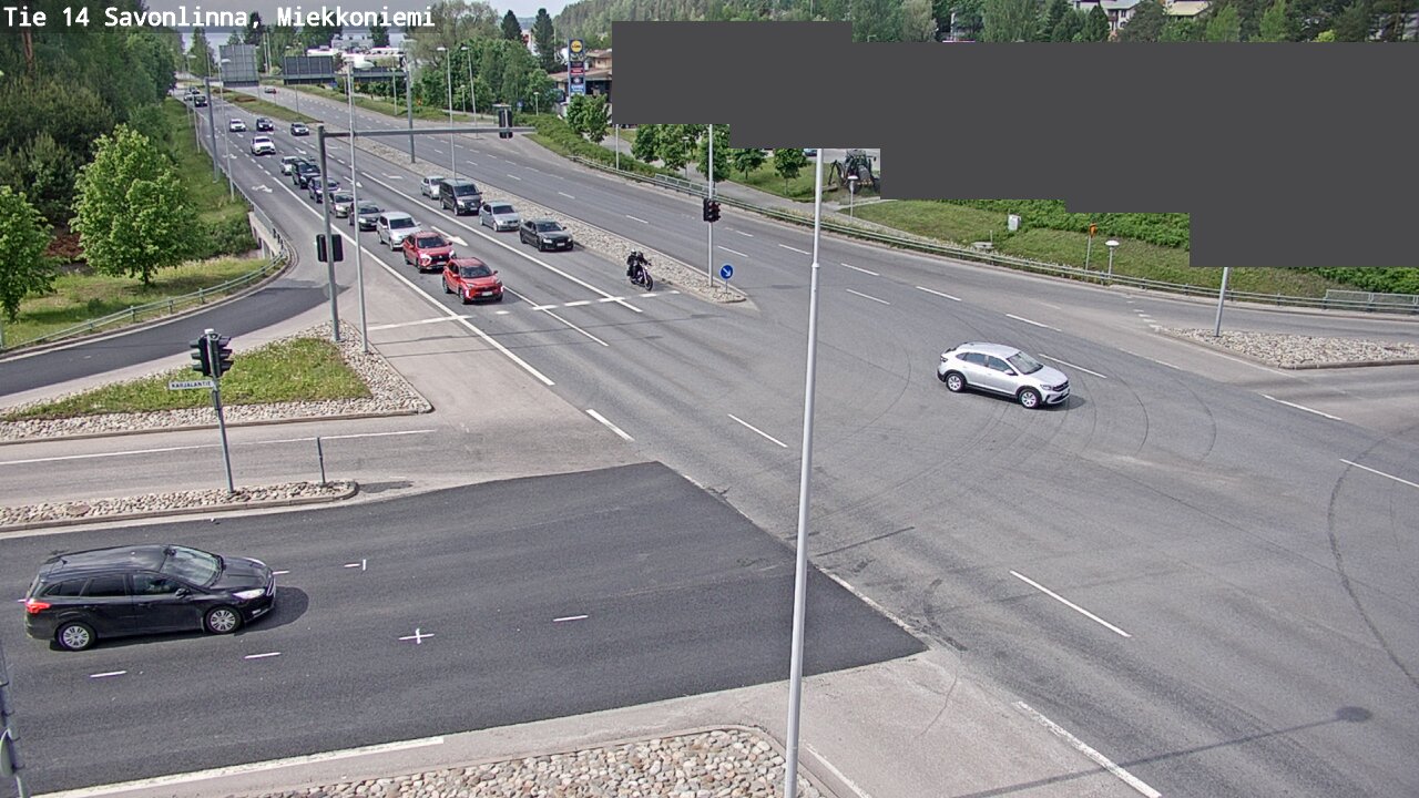 Weather Camera Image Väg 14 Nyslott, Miekkoniemi, Savonlinna, Etelä-Savo