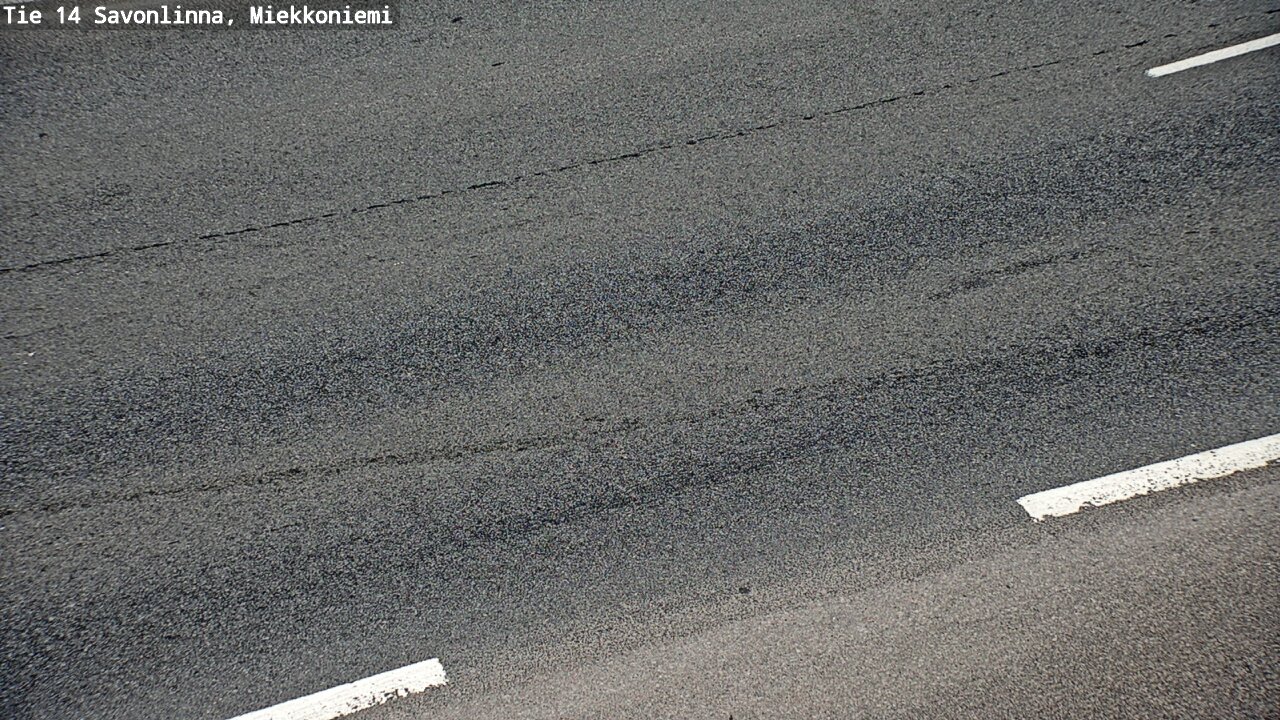 Weather Camera Image Väg 14 Nyslott, Miekkoniemi, Savonlinna, Etelä-Savo