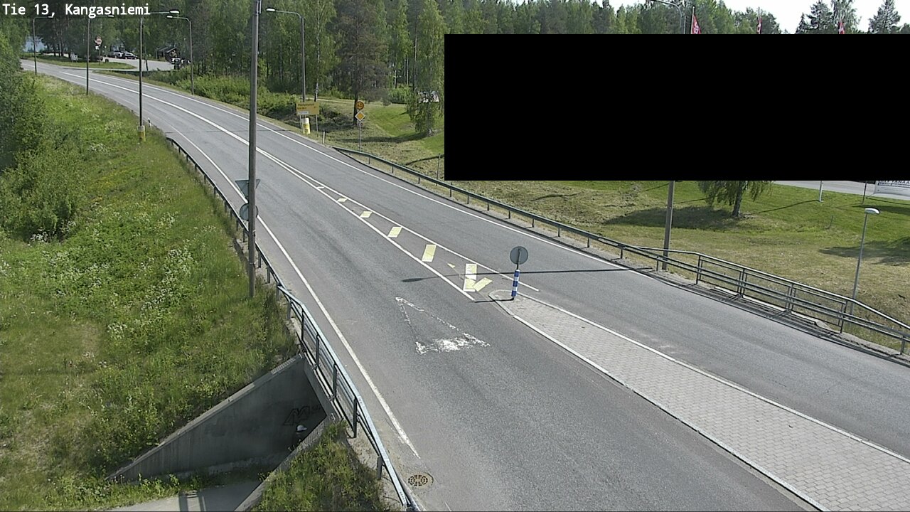Weather Camera Image Road 13 Kangasniemi, Kangasniemi, Etelä-Savo