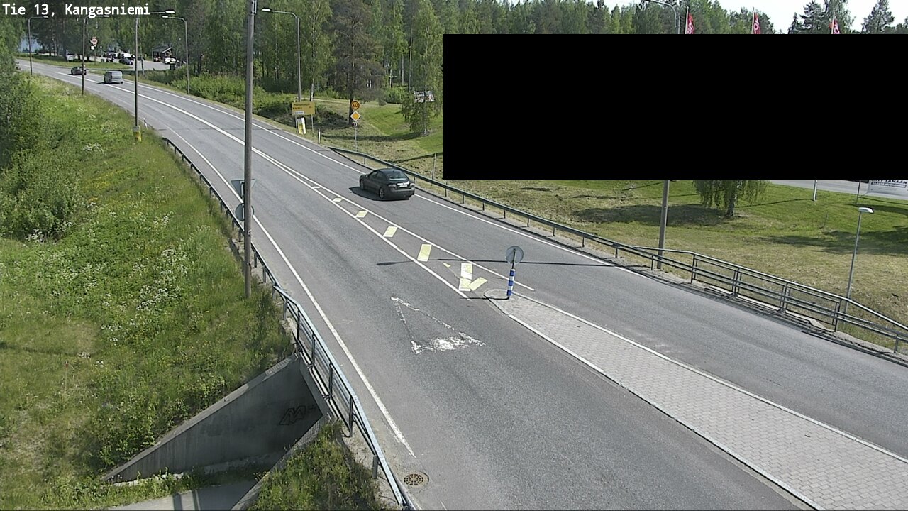 Weather Camera Image Road 13 Kangasniemi, Kangasniemi, Etelä-Savo