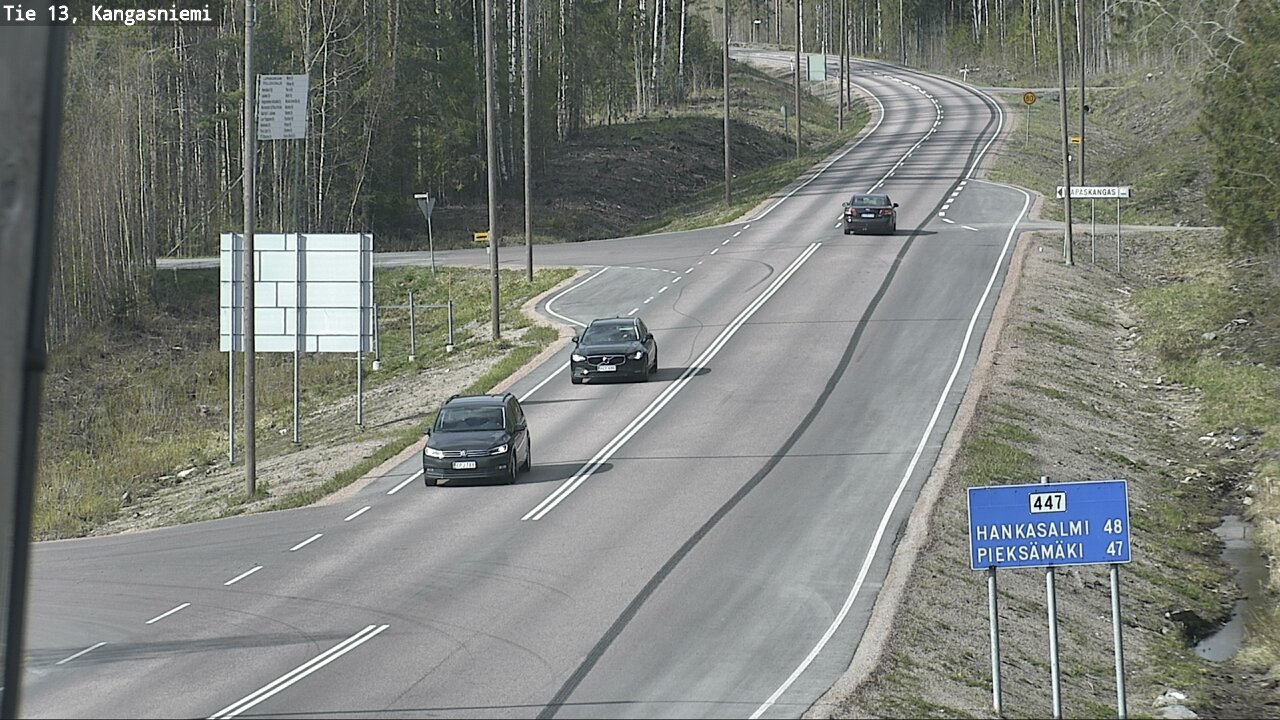 Weather Camera Image Väg 13 Kangasniemi, Kangasniemi, Etelä-Savo