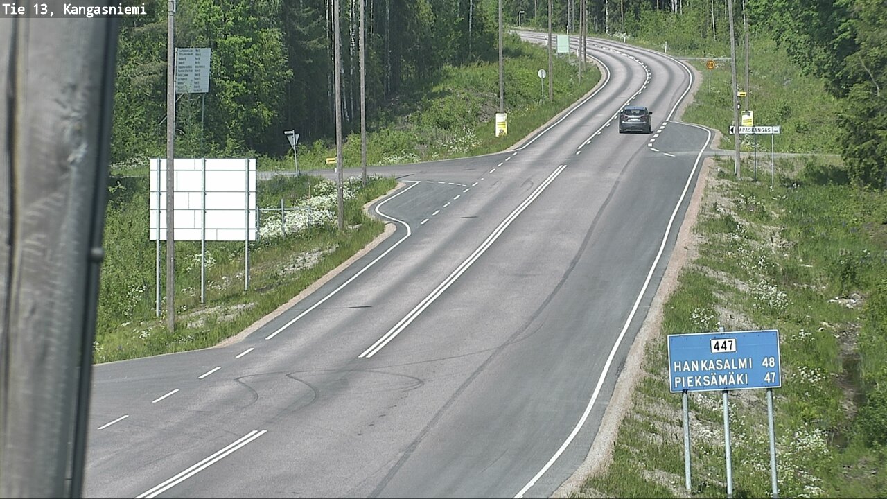 Weather Camera Image Road 13 Kangasniemi, Kangasniemi, Etelä-Savo