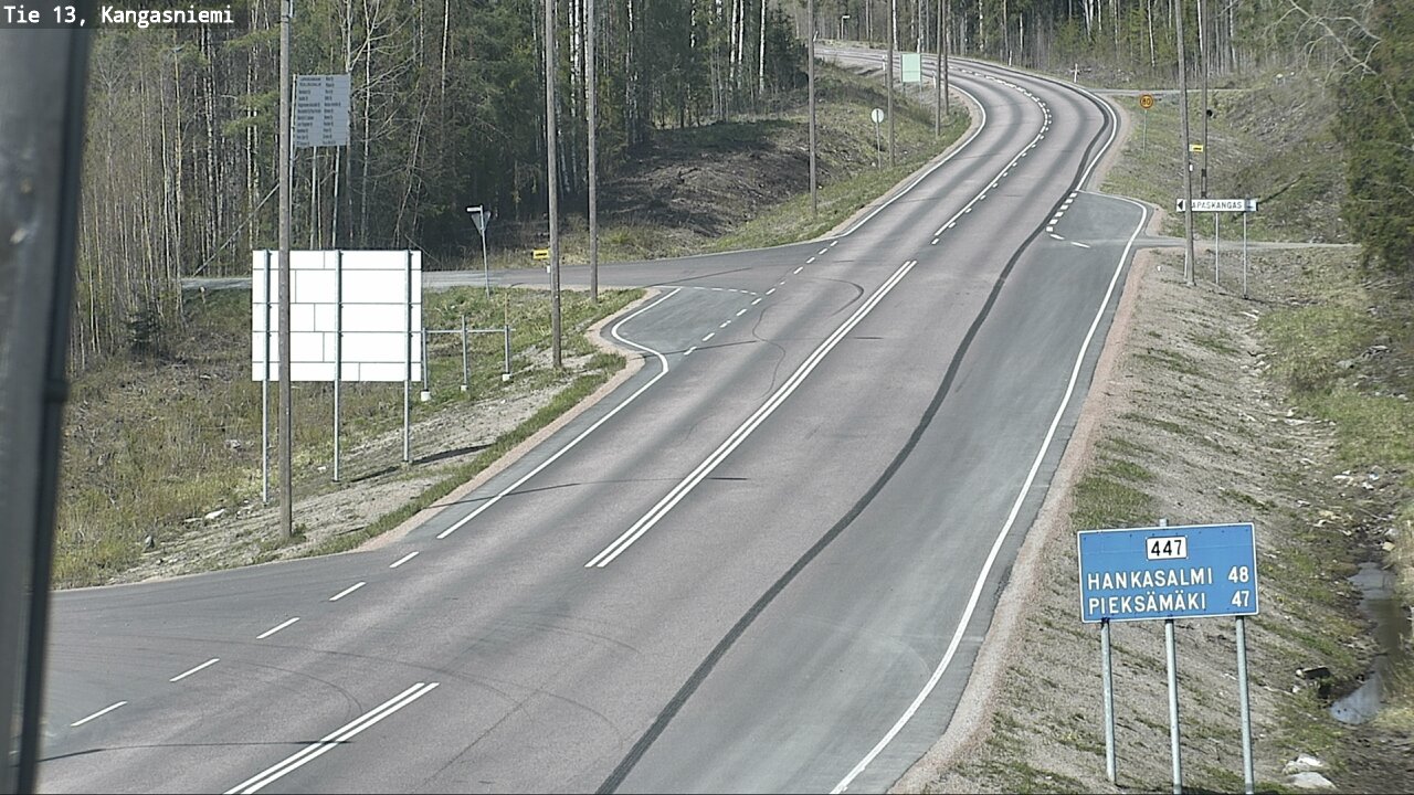 Weather Camera Image Road 13 Kangasniemi, Kangasniemi, Etelä-Savo