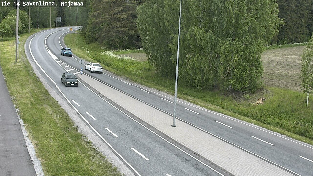 Weather Camera Image Road 14 Savonlinna, Nojanmaa, Savonlinna, Etelä-Savo