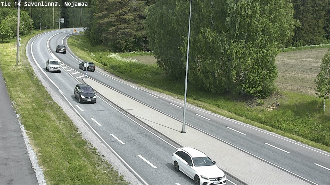 Weather Camera Image Road 14 Savonlinna, Nojanmaa, Savonlinna, Etelä-Savo