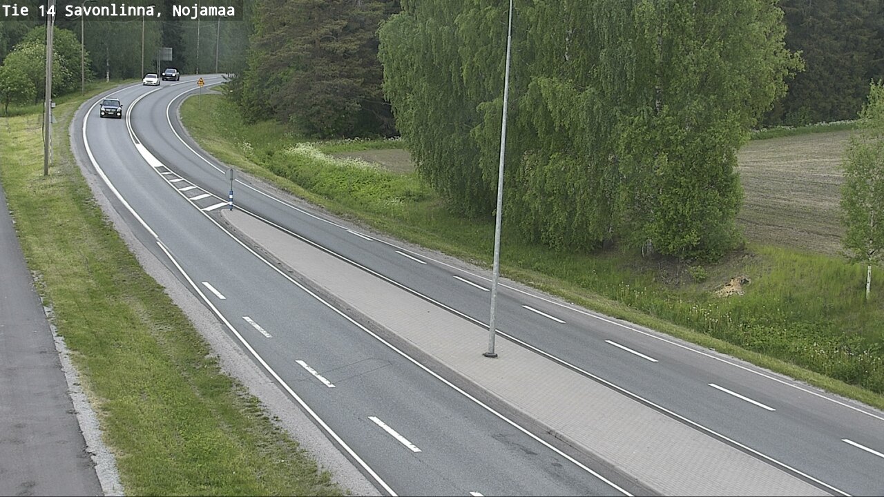 Weather Camera Image Road 14 Savonlinna, Nojanmaa, Savonlinna, Etelä-Savo