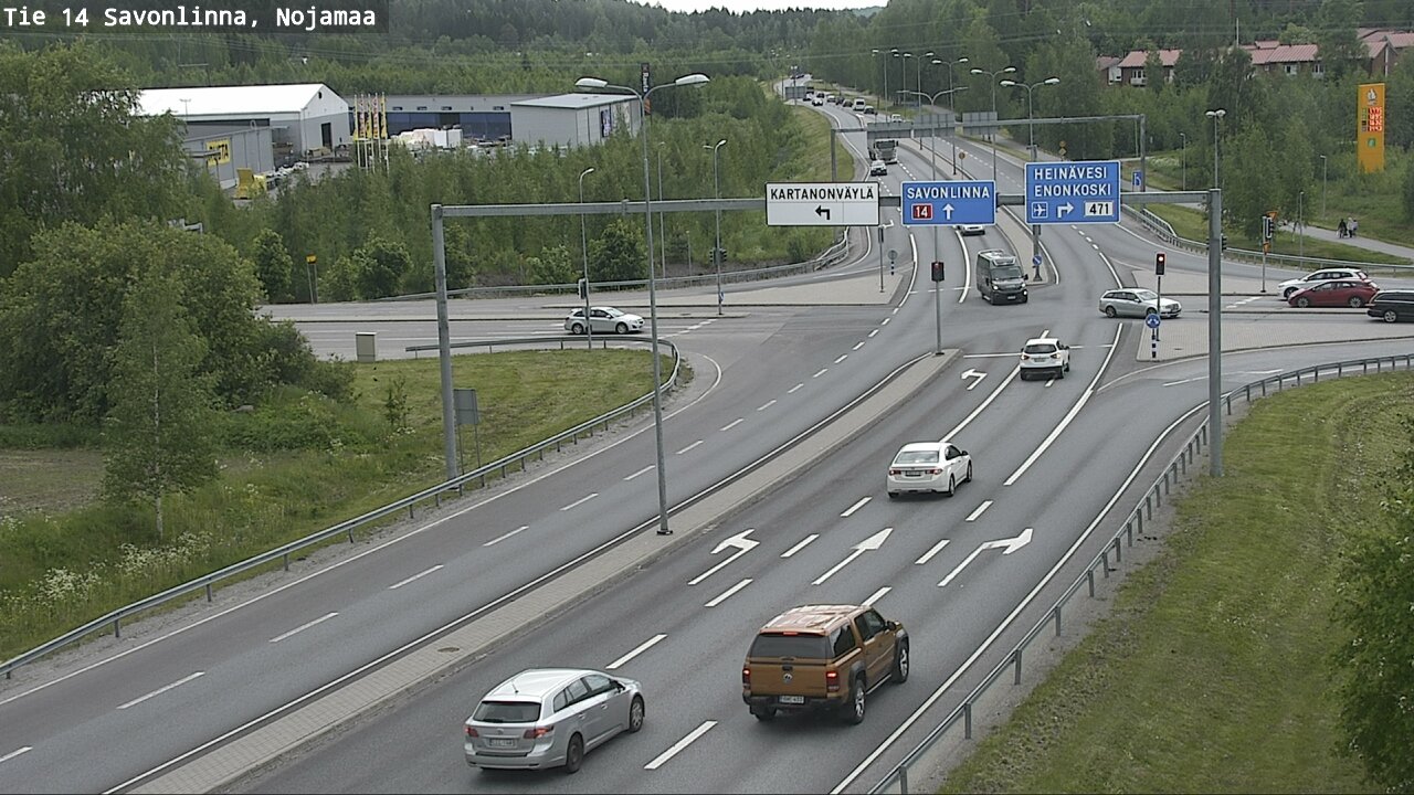 Weather Camera Image Road 14 Savonlinna, Nojanmaa, Savonlinna, Etelä-Savo
