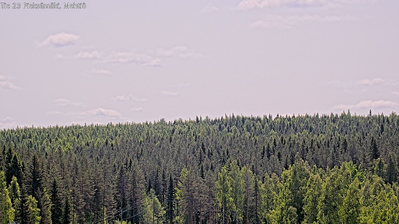Weather Camera Image vt9_Pieksämäki_Mehtiö, Pieksämäki, Etelä-Savo