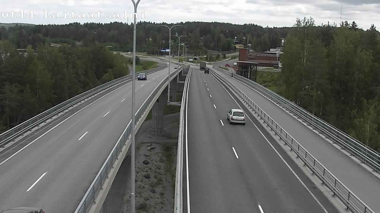 Weather Camera Image Road 14 Savonlinna, Laitaatsalmi, Savonlinna, Etelä-Savo